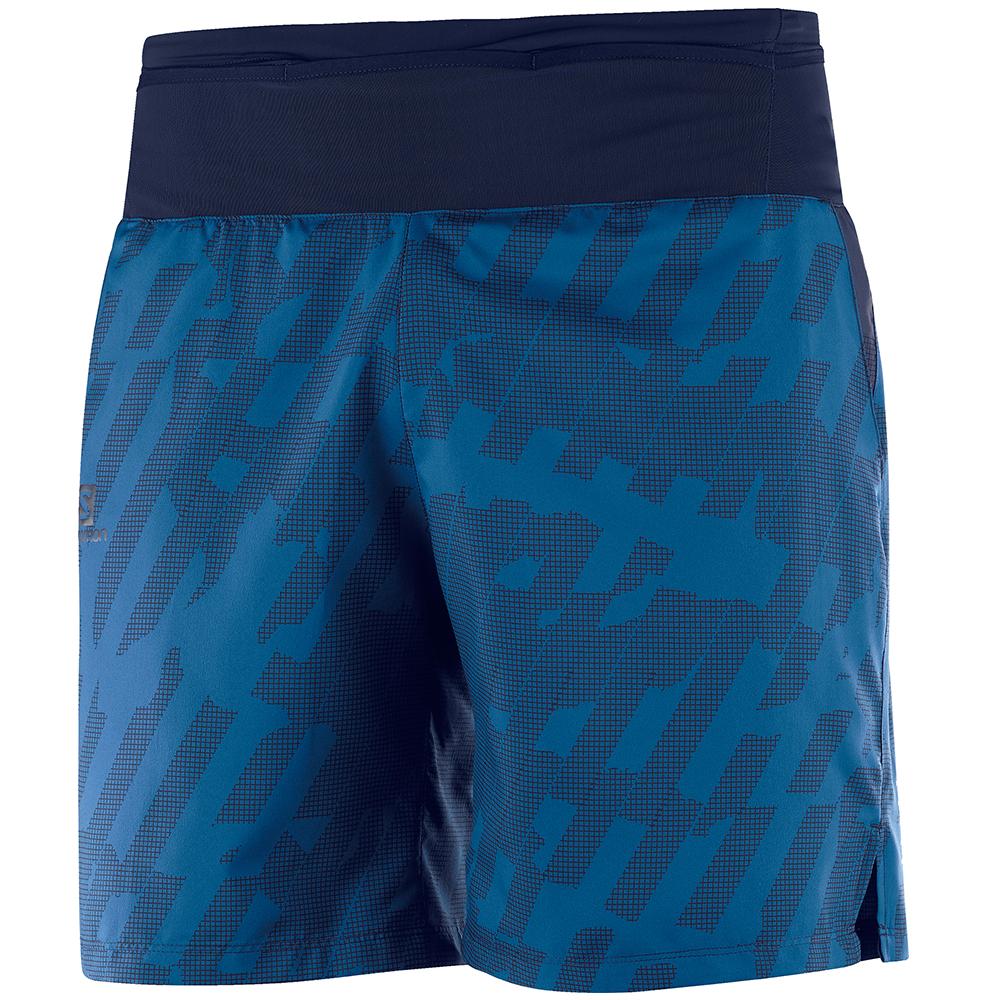 Salomon Shorts Herre Mørkeblå - XA TRAINING M (RQVWJ-4596)